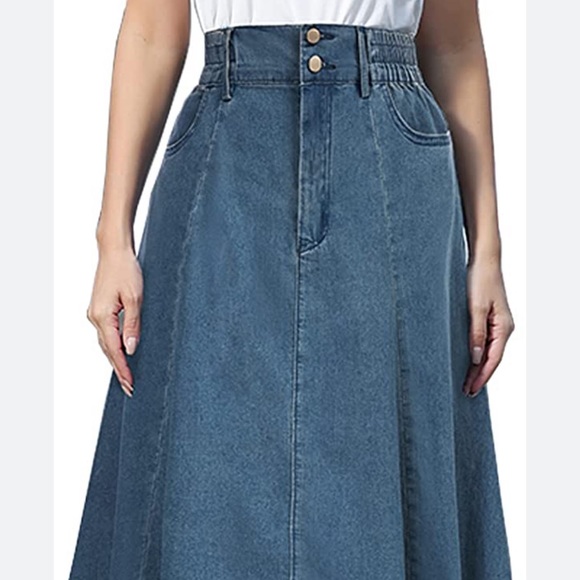 KATE KASIN Dresses & Skirts - NWT | Denim midi skirt